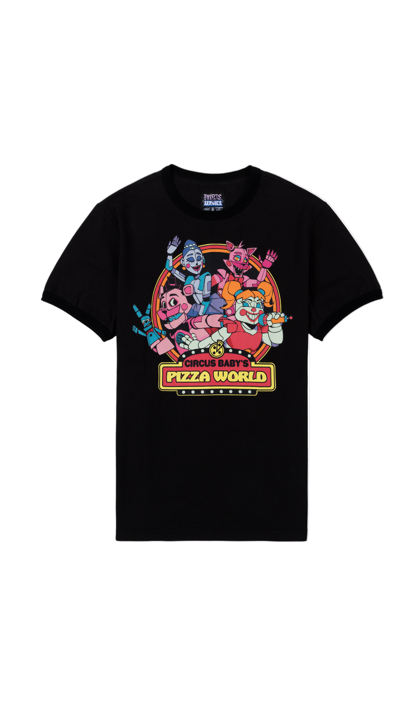 Sister Location Ringer Tee - Black
