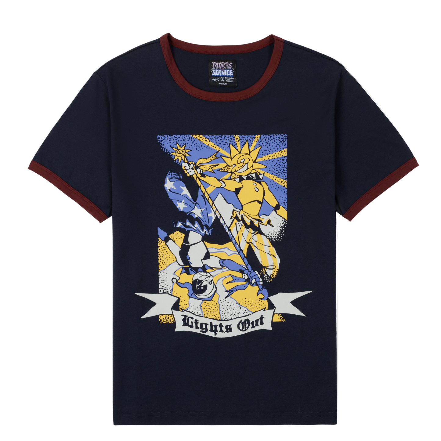 Lights Out Ringer Tee