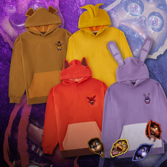 Hex x FNaF Character Hoodie Bundle