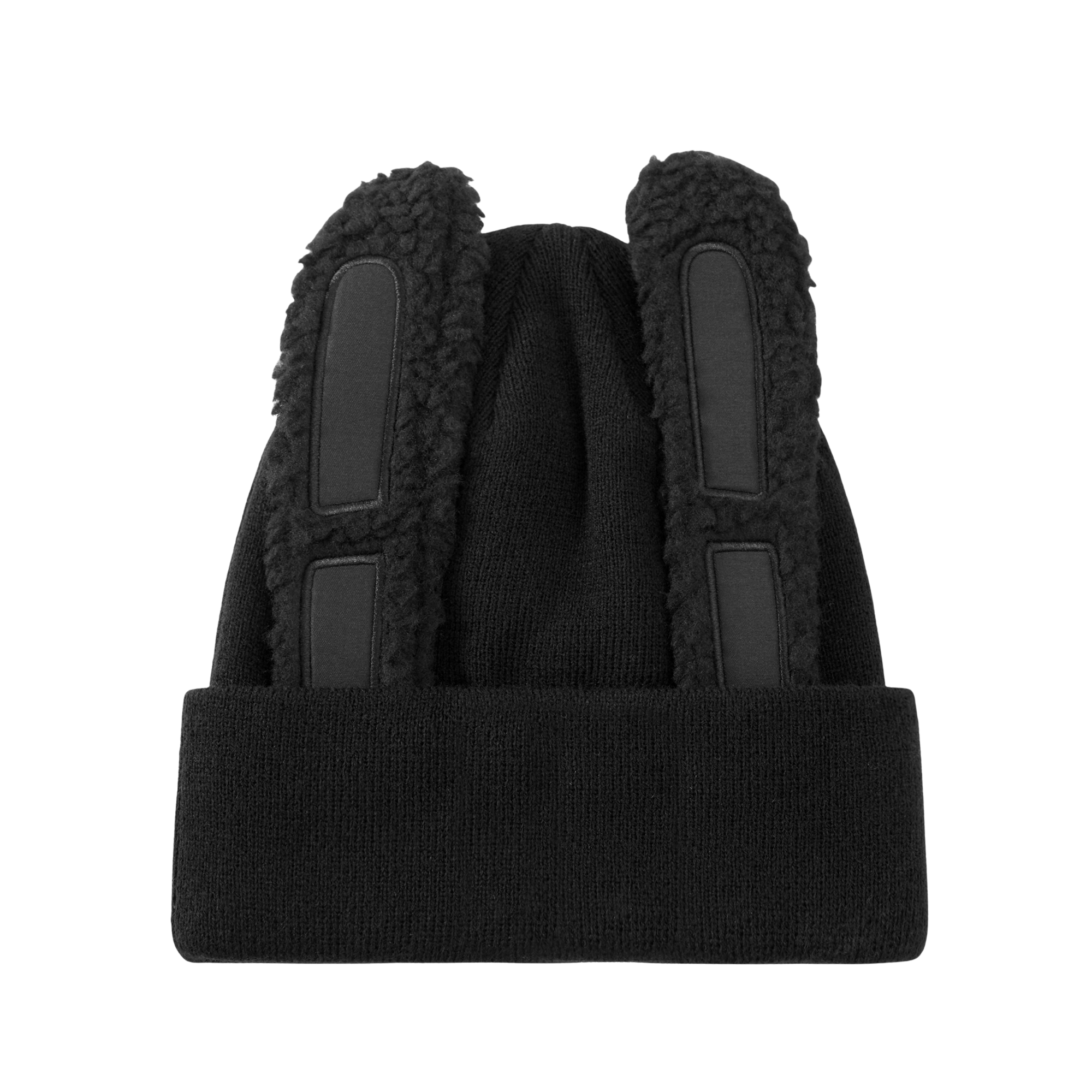 NWT Anatomie Blue & Black Bonnie Beanie in Cozy 3D Print OSFA ✩ ? °✩ bonnie beanie pattern by me ✩ available made to  main image 3