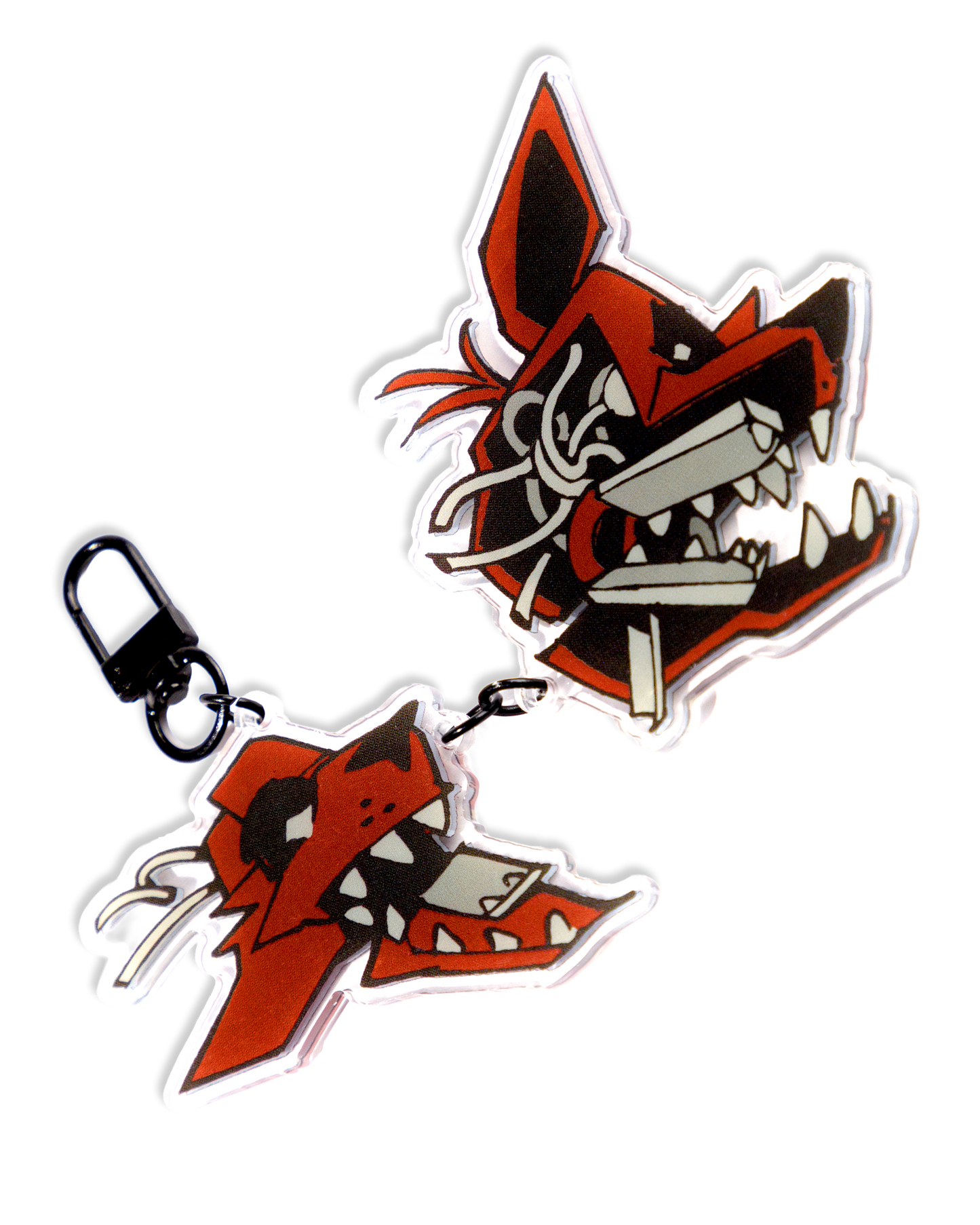 Ignited Foxy Acrylic Keychain