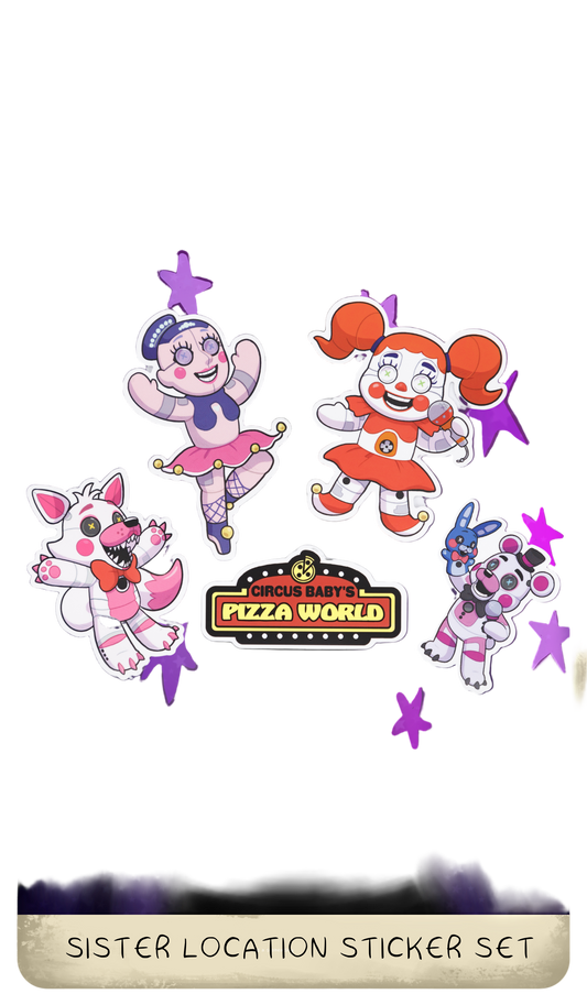 Sister Location Sticker Set