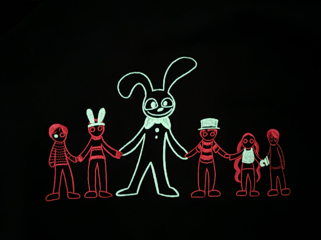 Yellow Rabbit Hoodie - Glows in the Dark!