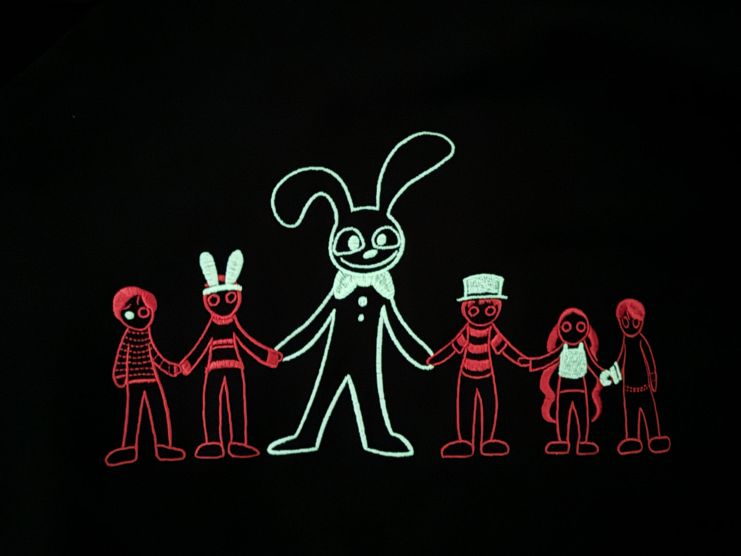Yellow Rabbit Hoodie - Glows in the Dark!