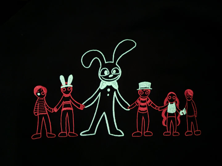 Yellow Rabbit Hoodie - Glows in the Dark!
