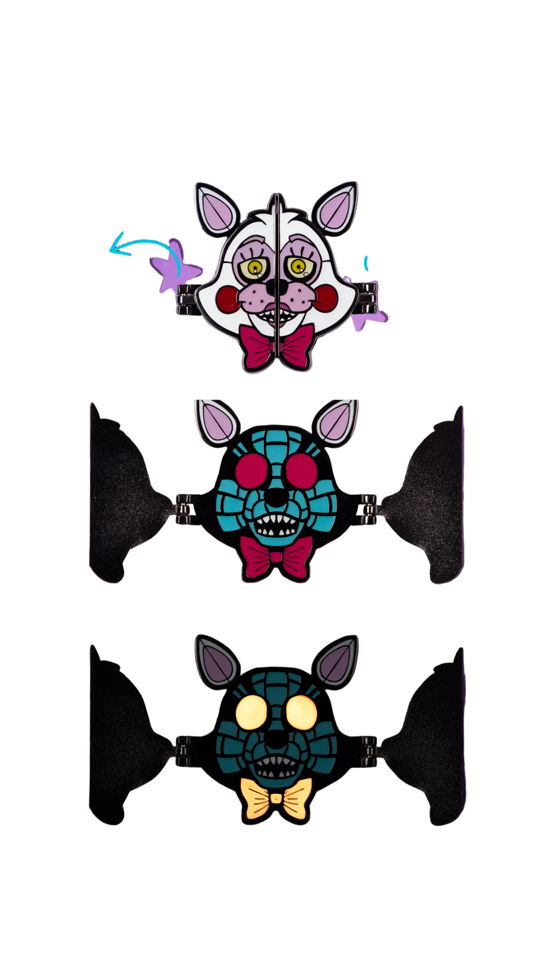 Funtime Foxy Articulated Enamel Pin – HEX SHOP