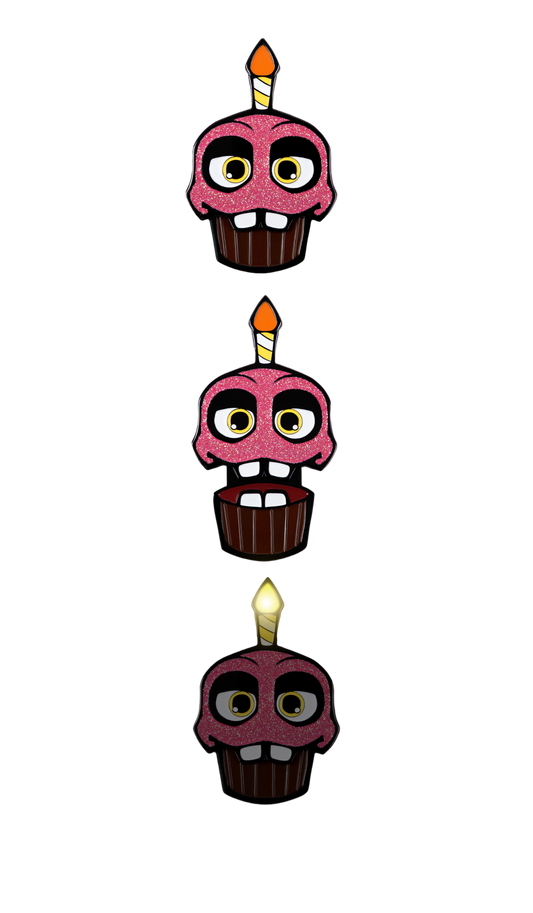 Mr. Cupcake Articulated Enamel Pin