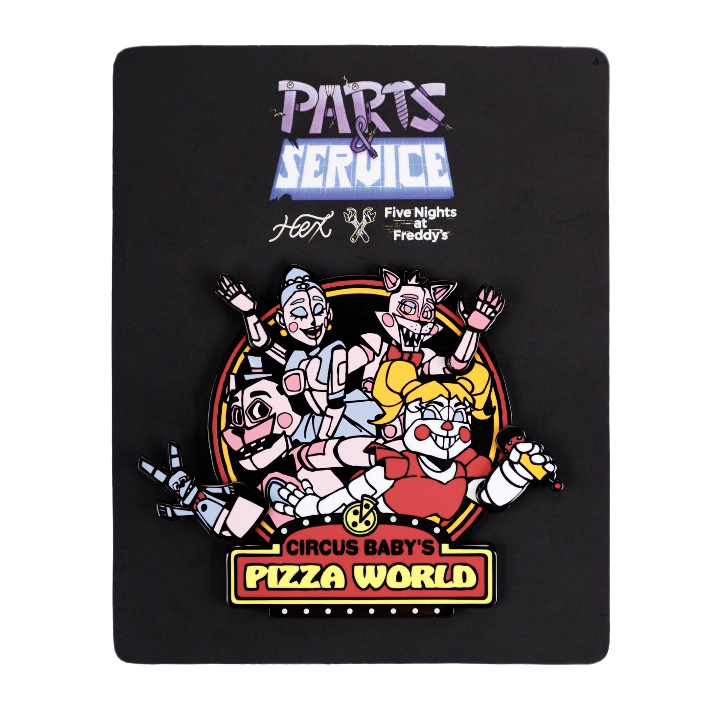 Sister Location Articulated Enamel Pin