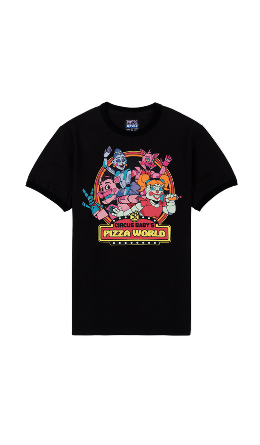 Sister Location Ringer Tee - Black