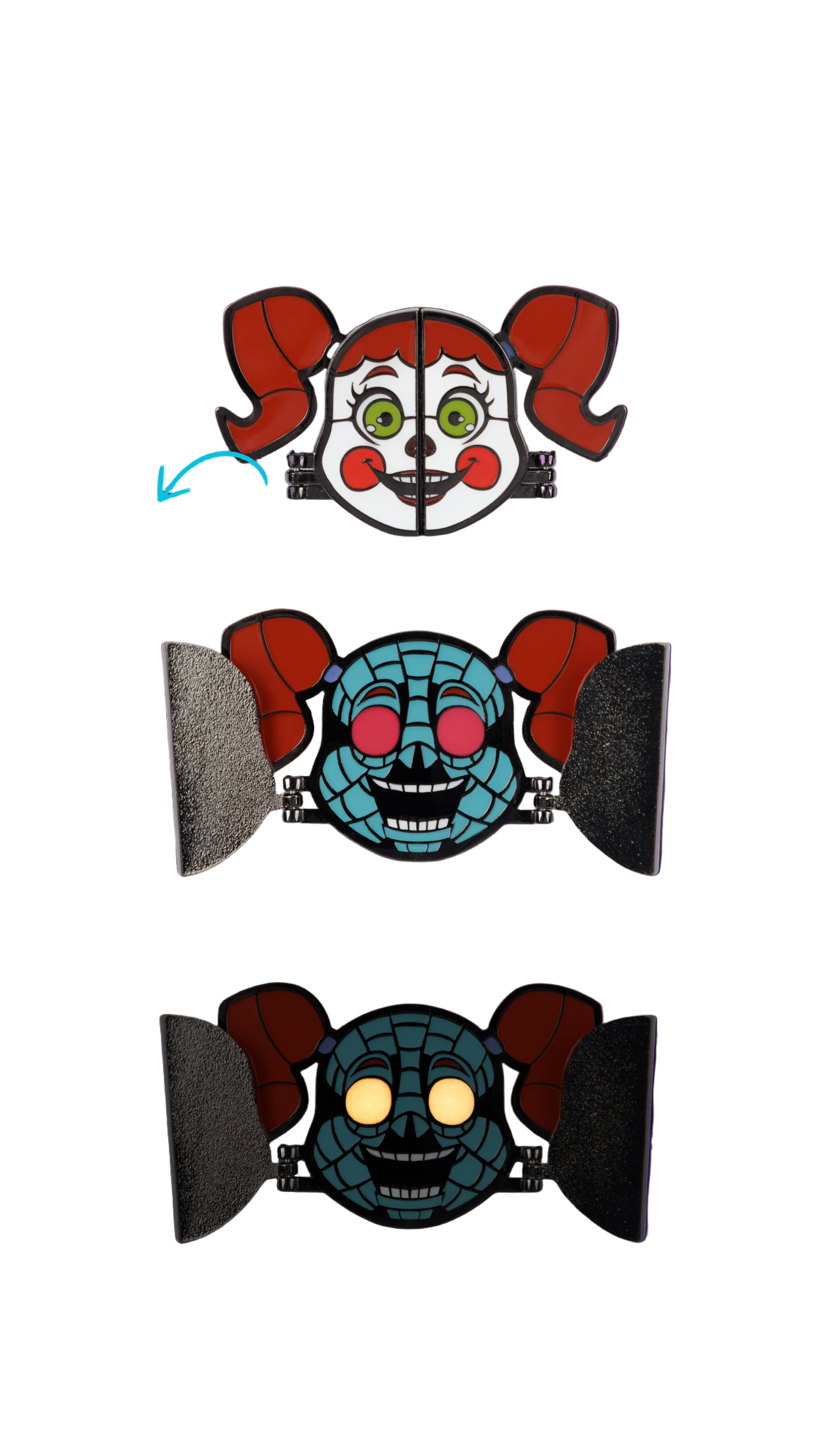 Circus Baby Articulated Enamel Pin