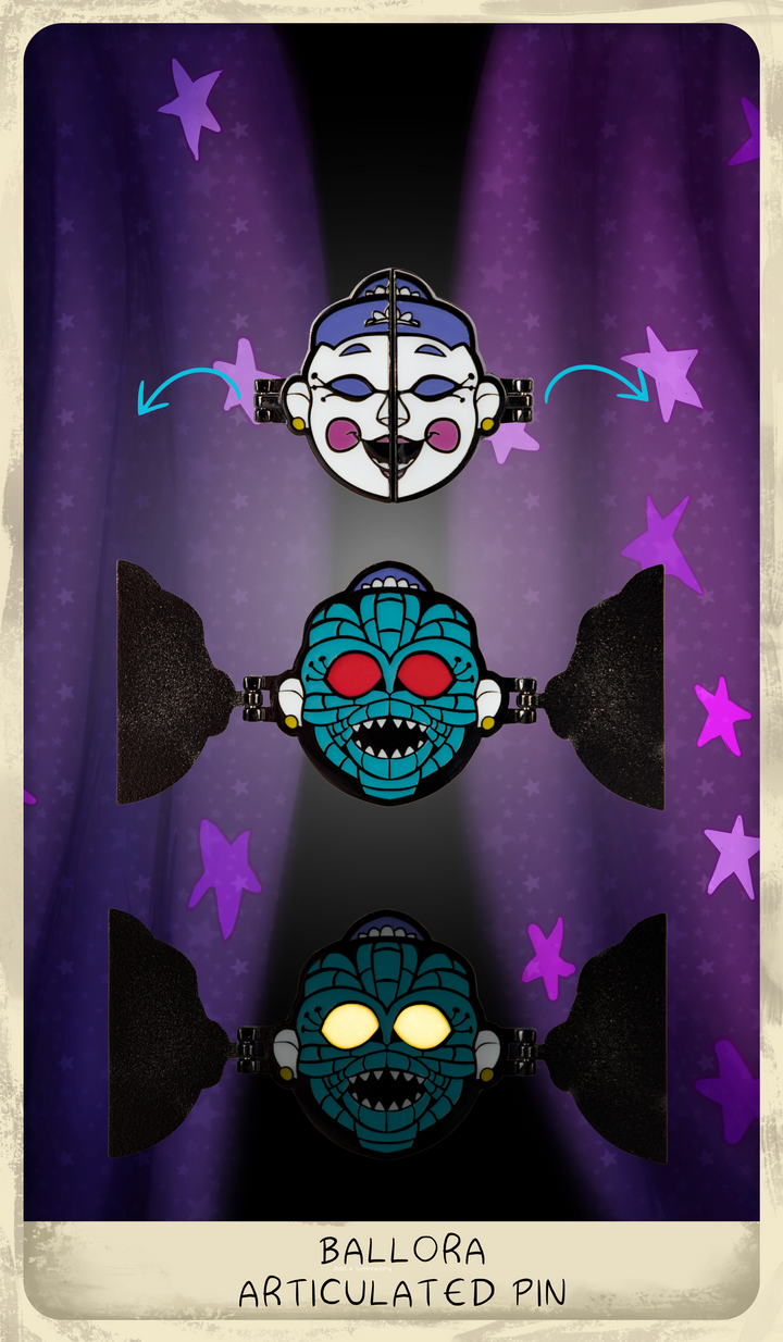 Ballora Articulated Enamel Pin