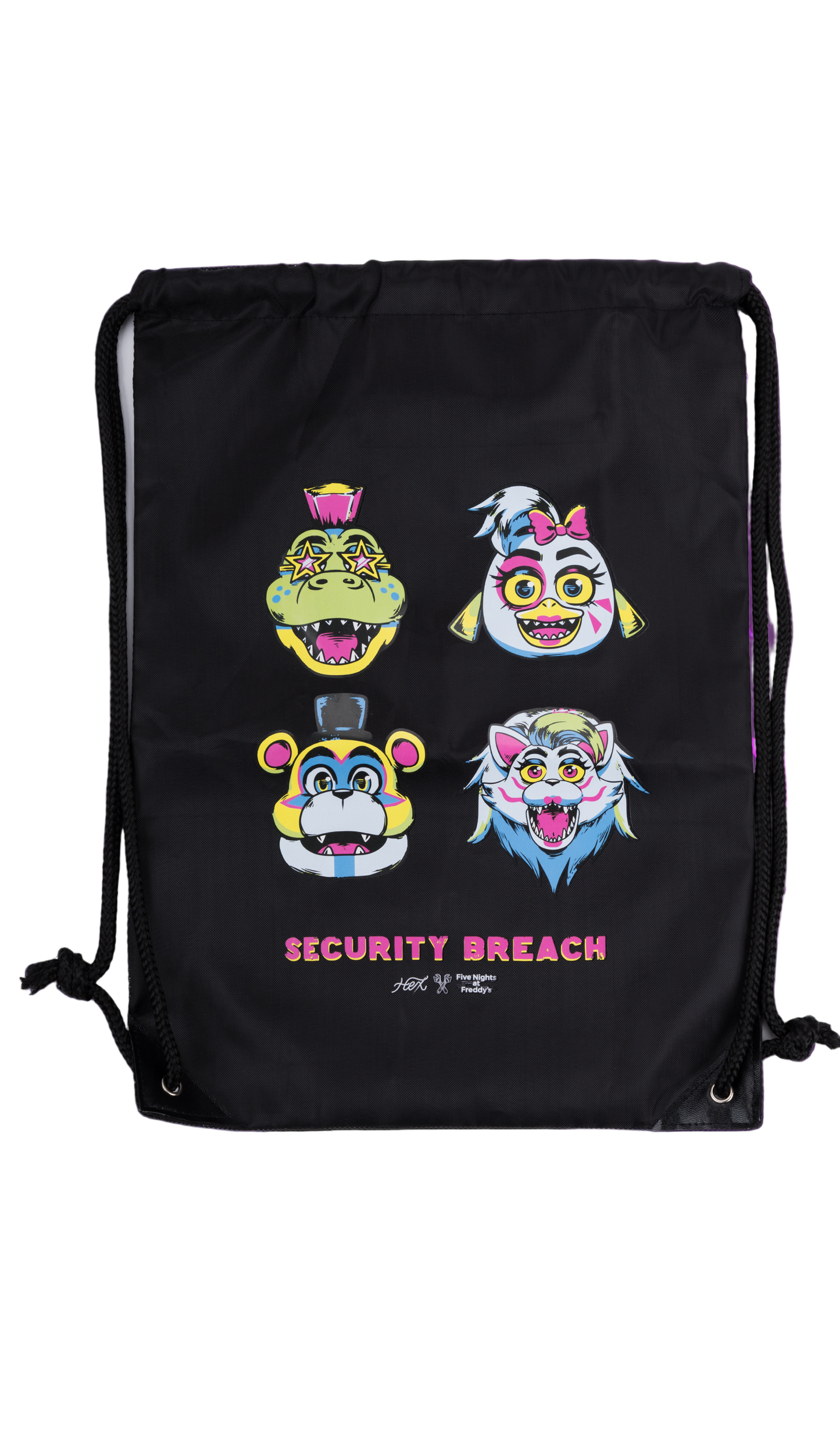Security Breach Drawstring Bag