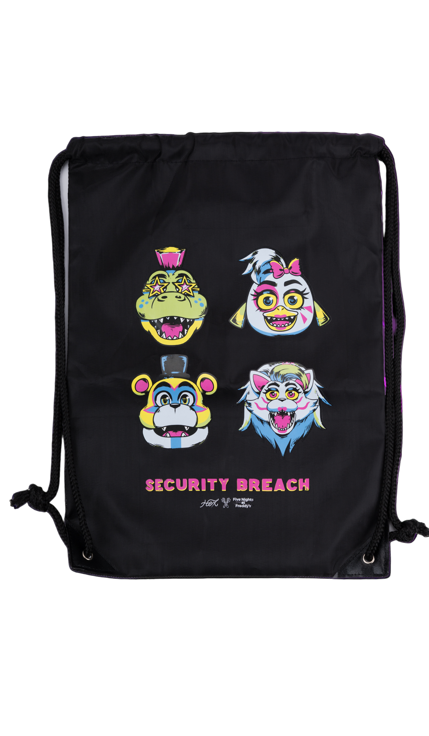 Security Breach Drawstring Bag