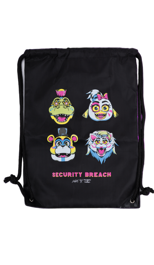 Security Breach Drawstring Bag