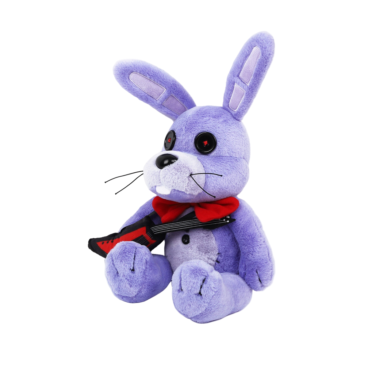 FNAF Withered Purple Bunny Plushie, 11'' Security Breach Bonnie Doll, Nightmare Freddy Toy For Kids Fans FNAF Withered Purple Bunny Plushie, 11'' Security Breach Bonnie Doll, Nightmare Freddy Toy For Kids Fans