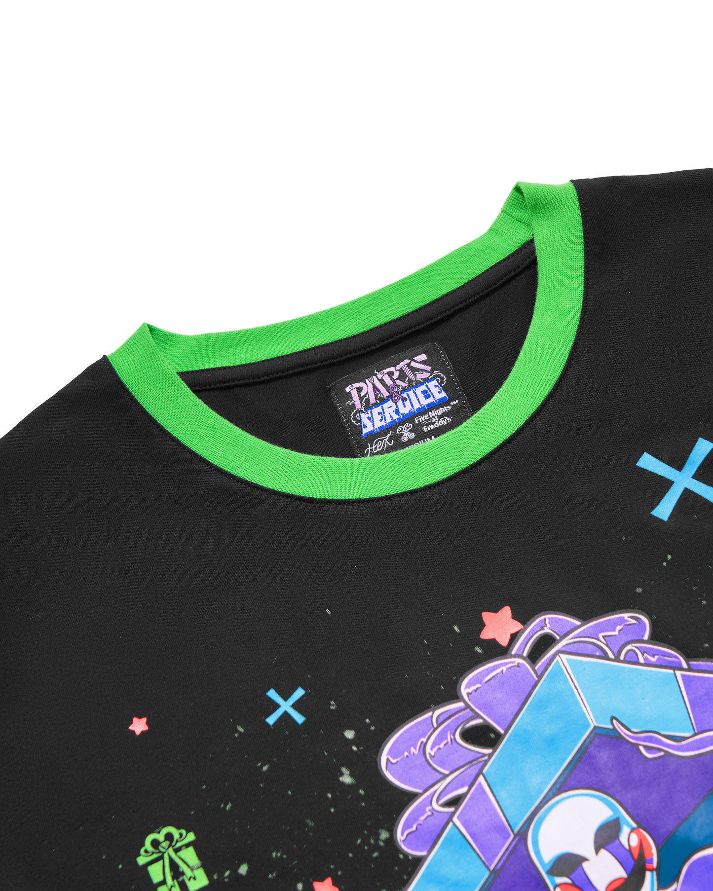Blacklight Puppet T-Shirt - Green/Black