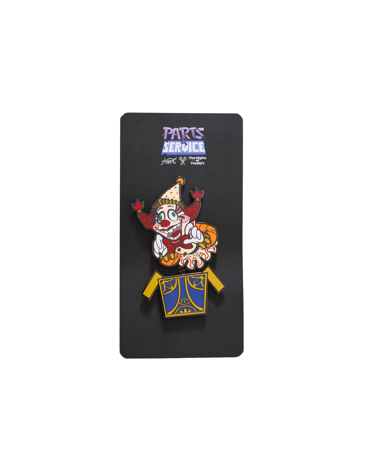 HEX x FNaF Secret of the Mimic 2 Jackie GID Enamel Pin