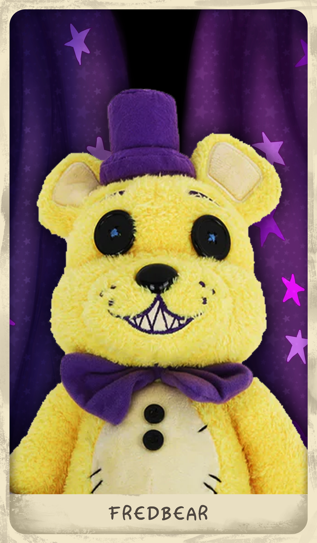 Nightmare top fredbear plush
