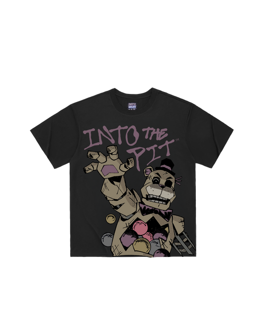 Into the Pit Fazbear Frights Black T-Shirt