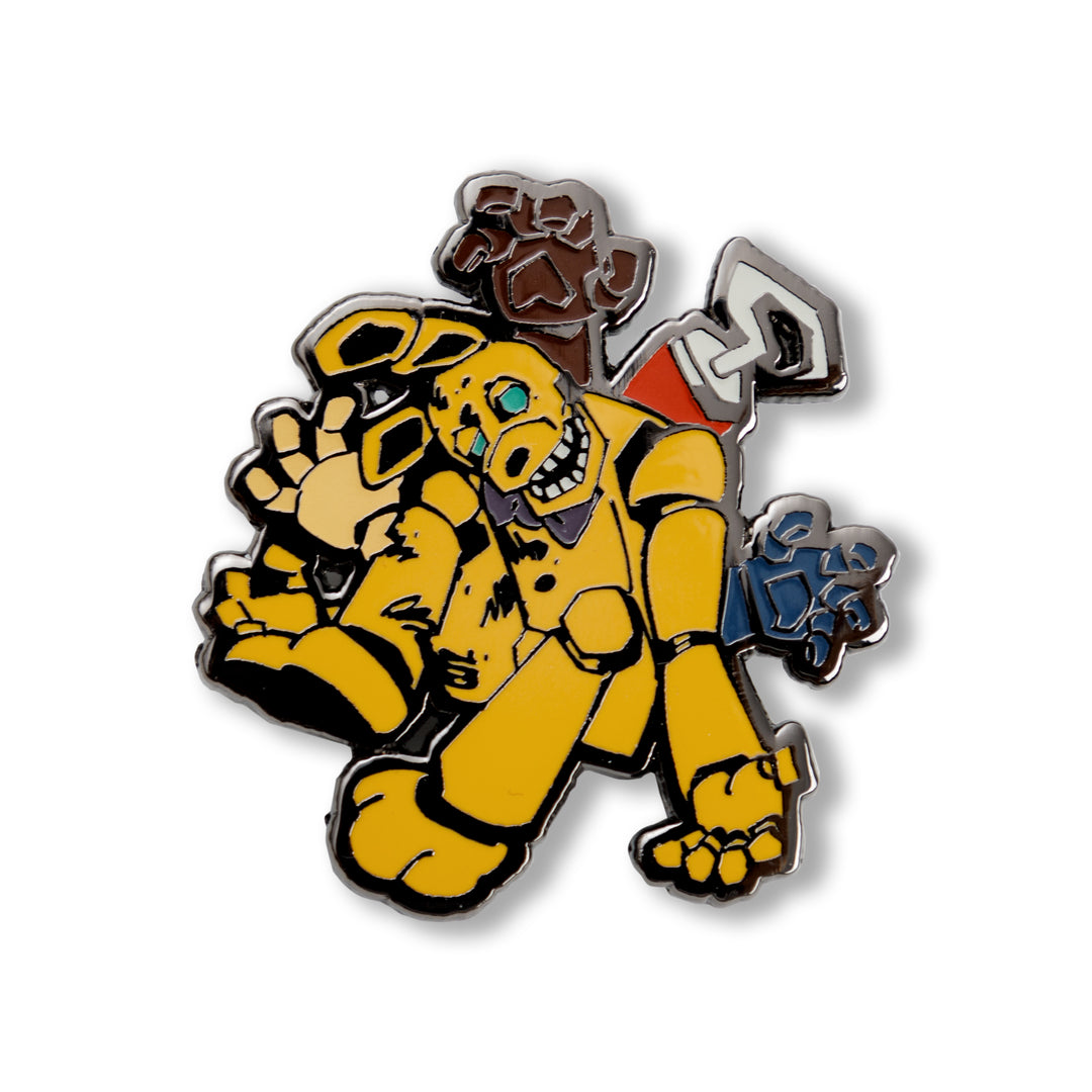 Yellow Rabbit Enamel Pin - Glows in the Dark!