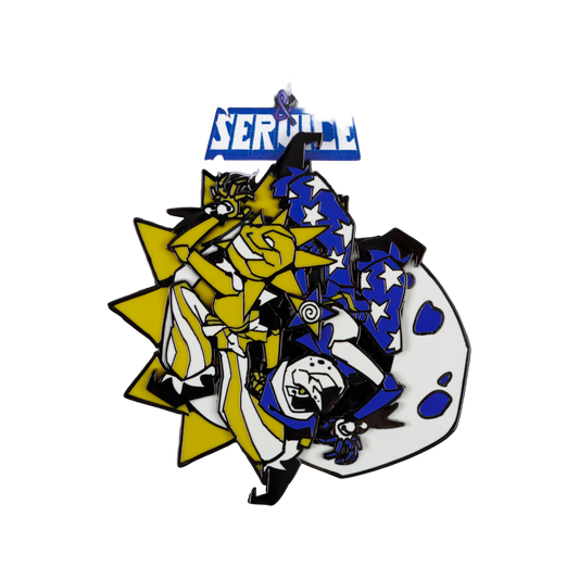 Sunrise Moondrop Spinning Enamel Pin