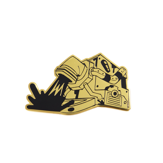 Hex x Bendy - Ink Machine Enamel Pin