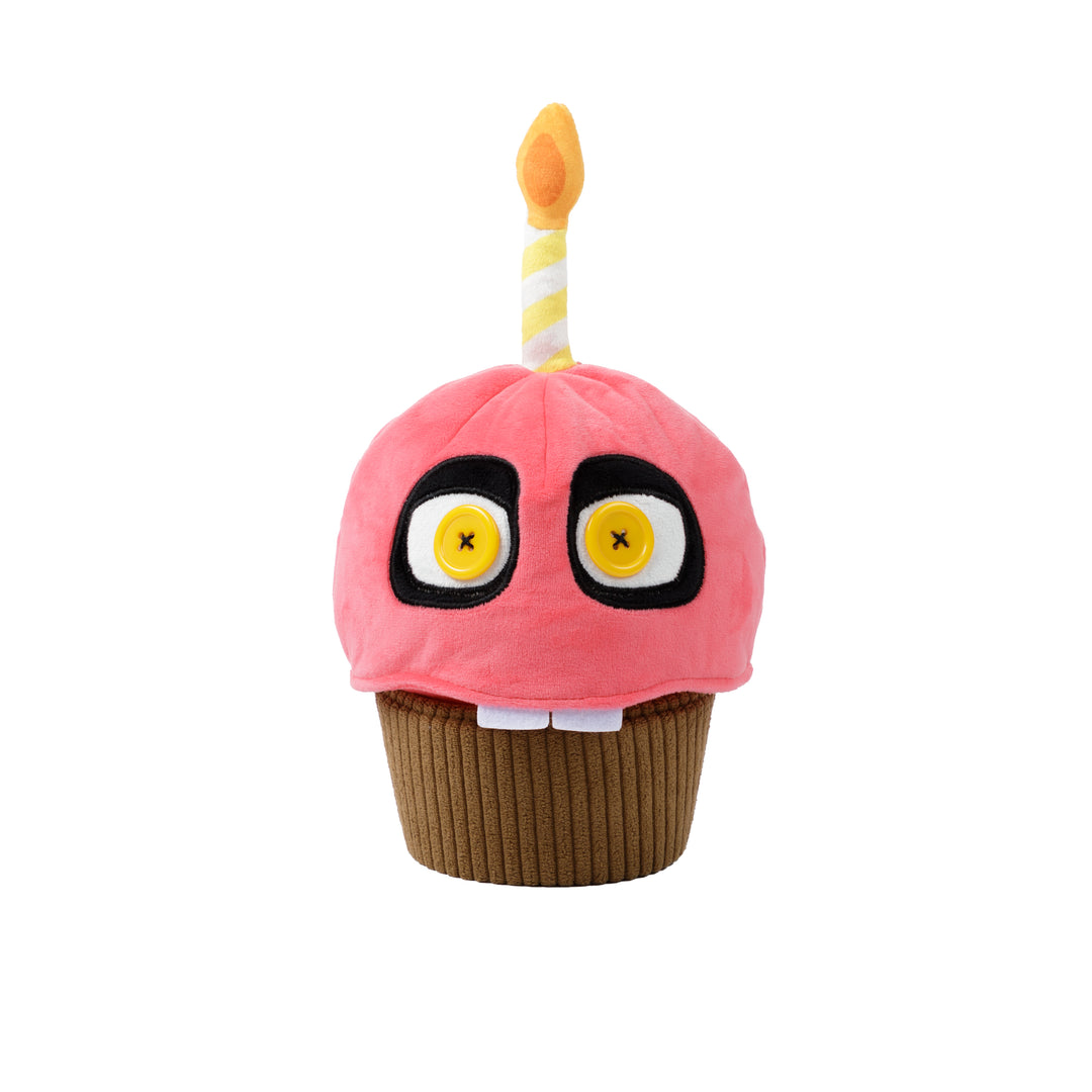 Mr. Cupcake Plush with Glowing Candle