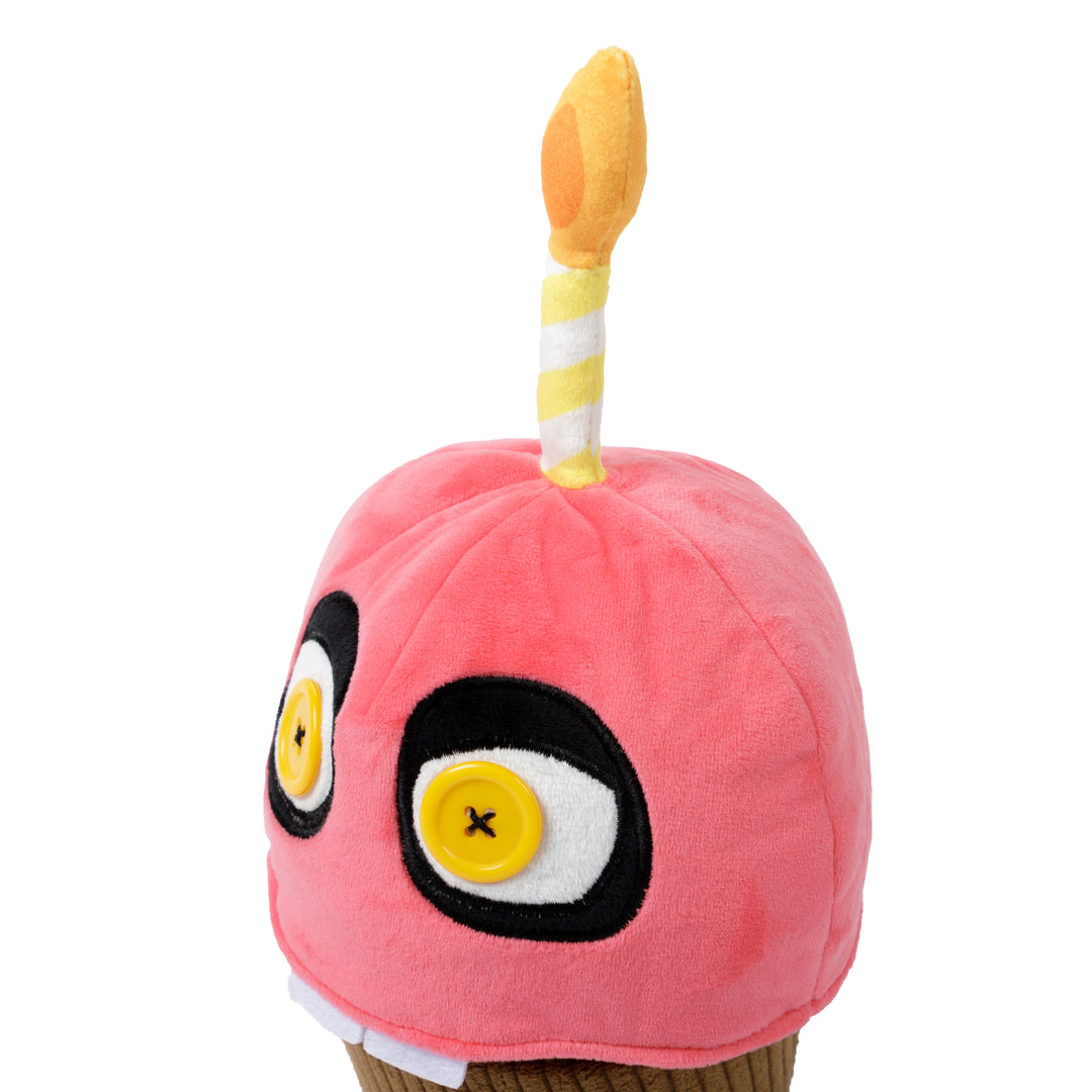 Mr. Cupcake Plush with Glowing Candle