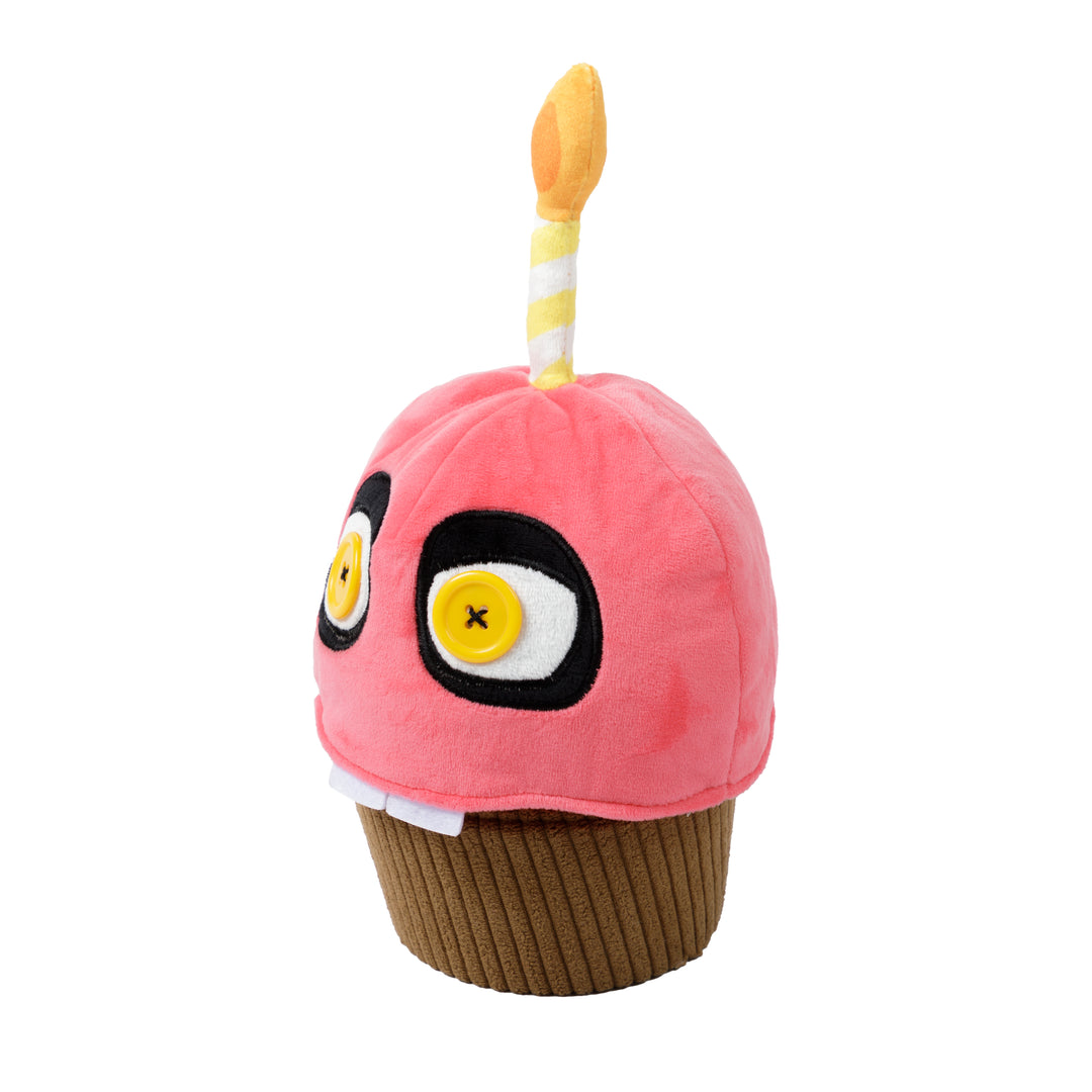 Mr. Cupcake Plush with Glowing Candle