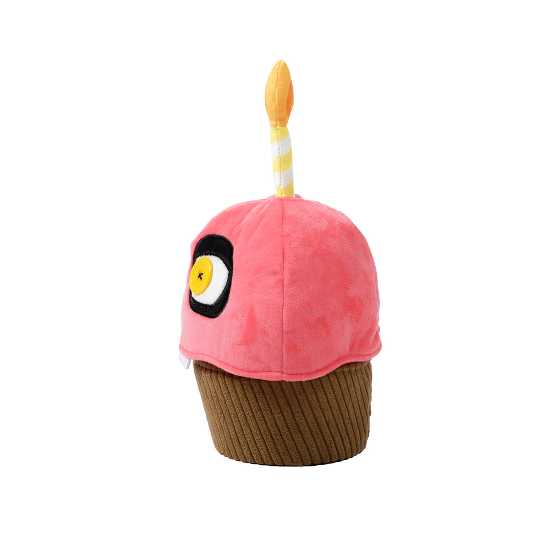 Mr. Cupcake Plush with Glowing Candle