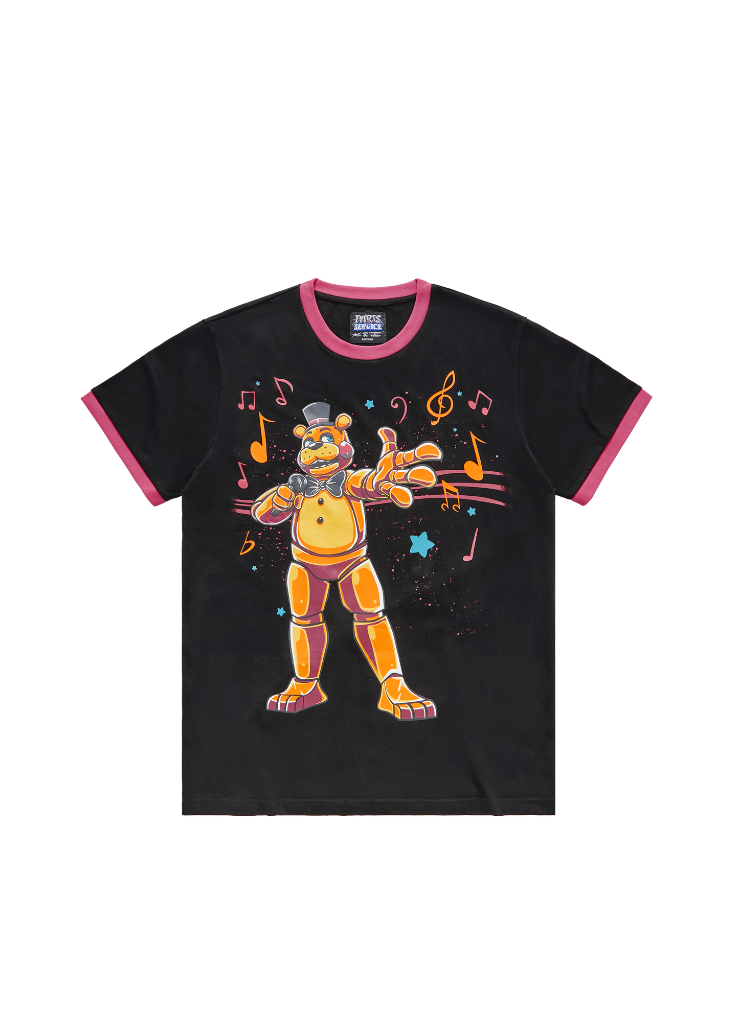 Blacklight Freddy T-Shirt - Red/Black