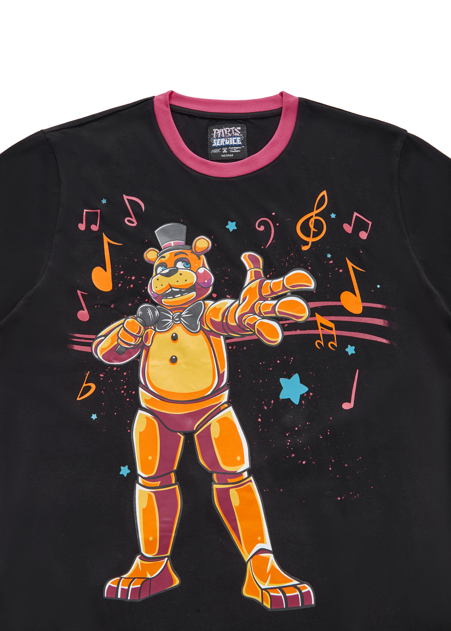 Blacklight Freddy T-Shirt - Red/Black