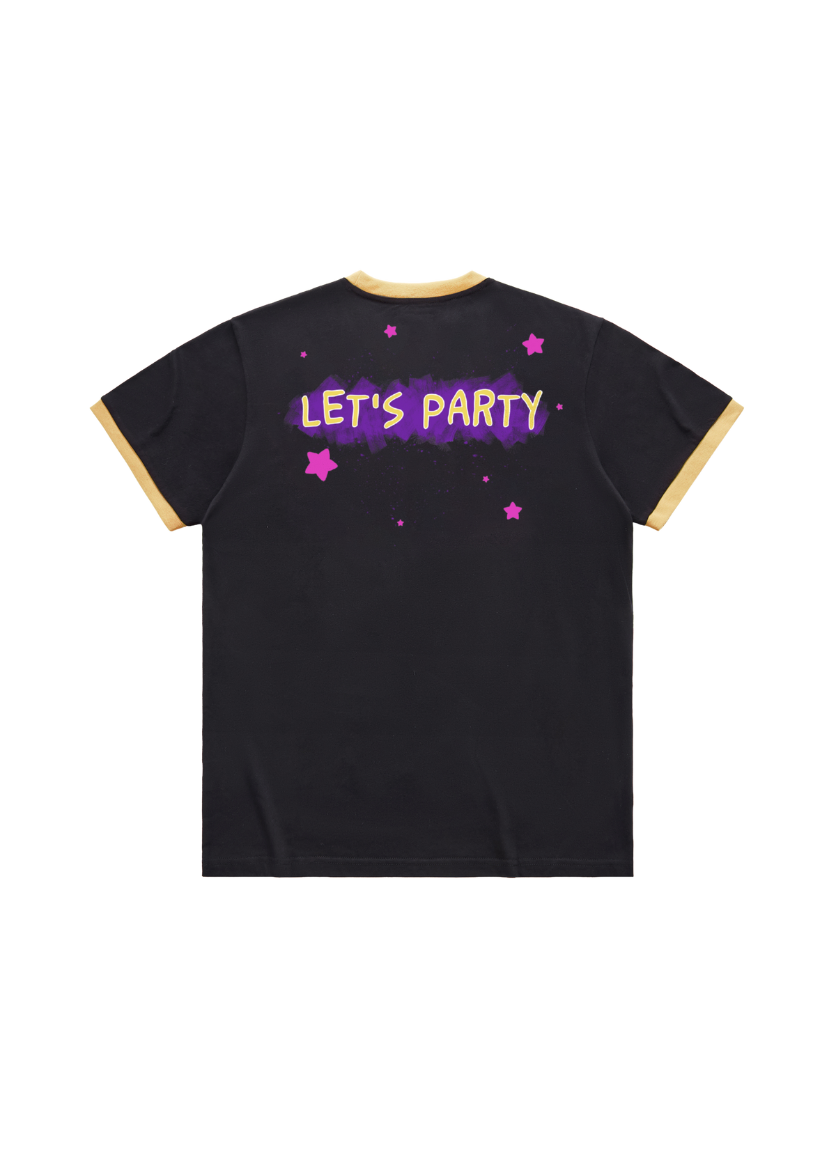 HEX x FNaF BTS Blacklight Chica T-Shirt - Yellow/Black