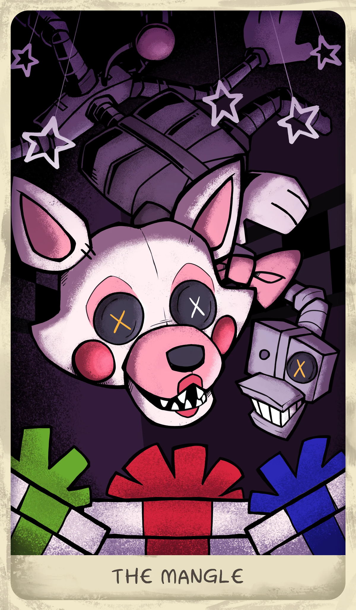 HEX x FNaF BTS Sitting Mangle Plush