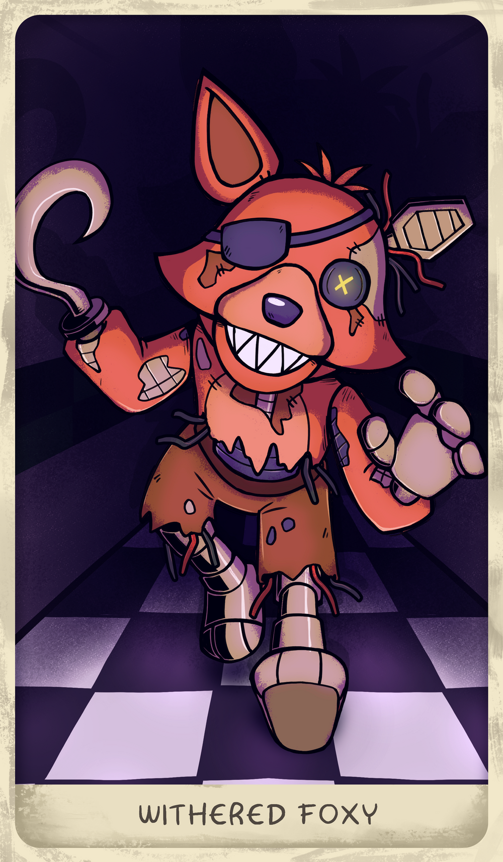 Withered Bonnie - Five Nights At Freddy's Postcard for Sale by cryptsum