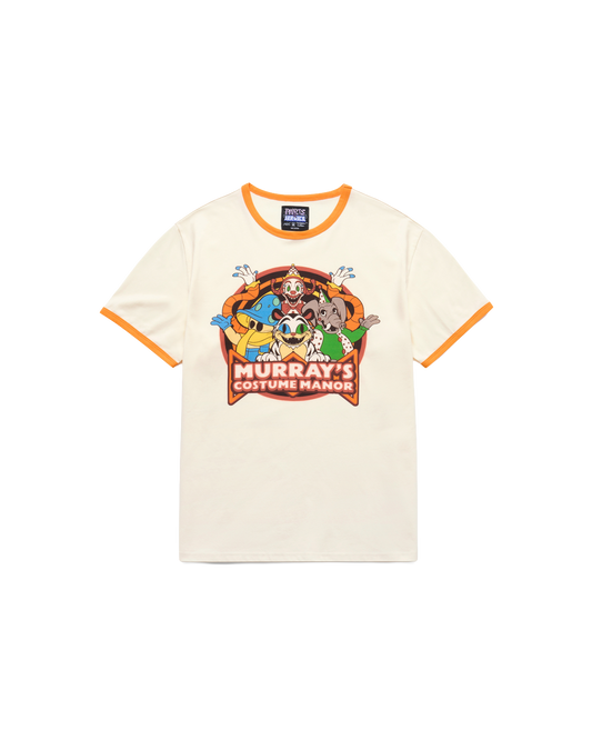 HEX x FNaF Secret of the Mimic 2 Murray's Costume Manor Ringer T-Shirt - Ivory