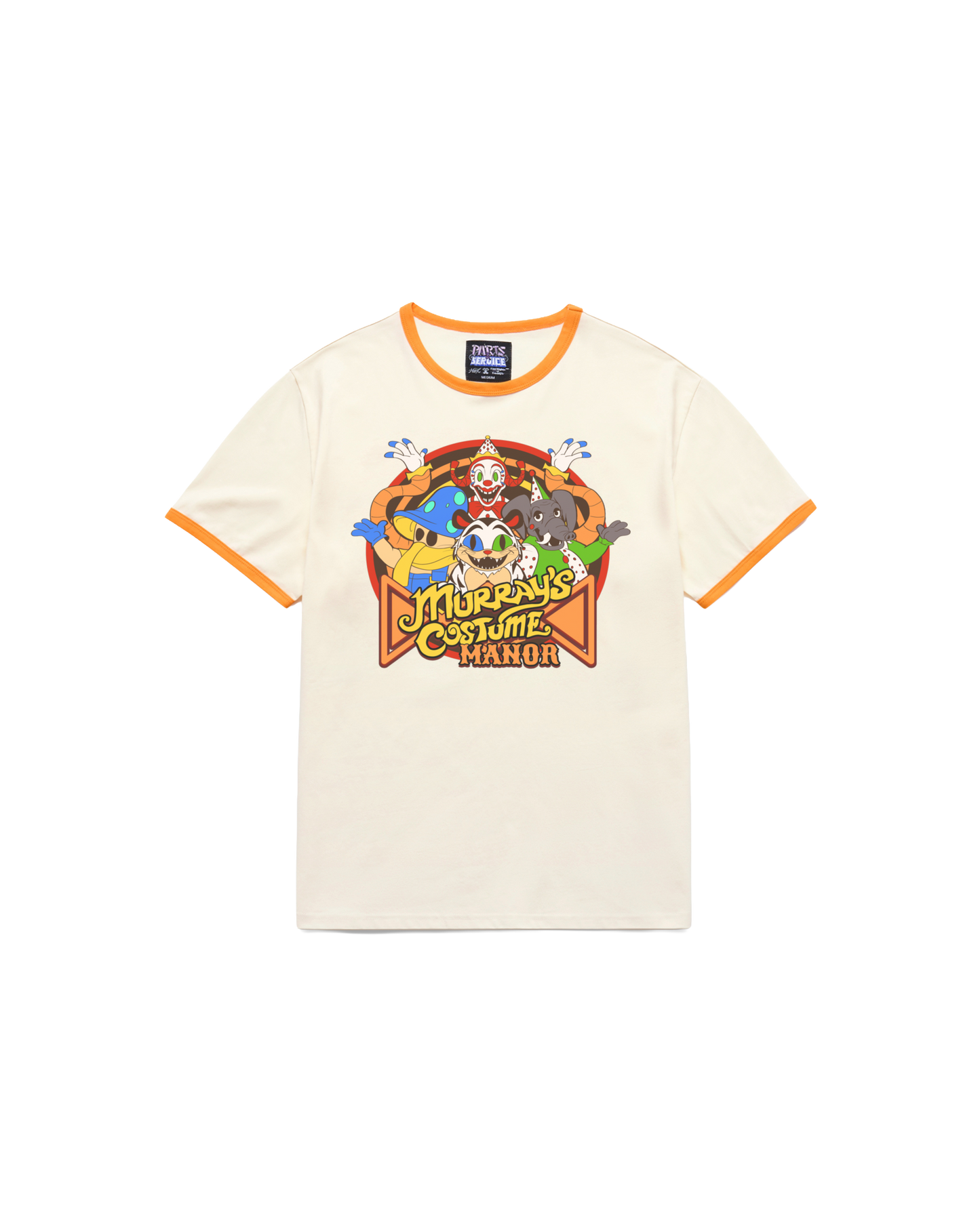 HEX x FNaF Secret of the Mimic 2 Murray's Costume Manor Ringer T-Shirt - Ivory