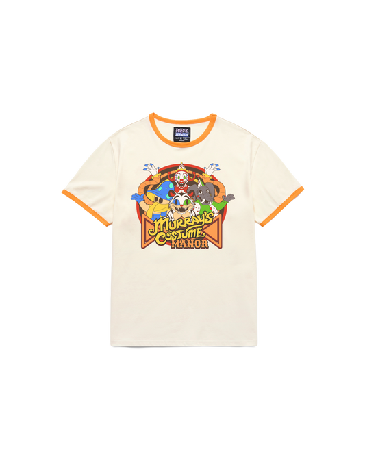 HEX x FNaF Secret of the Mimic 2 Murray's Costume Manor Ringer T-Shirt - Ivory