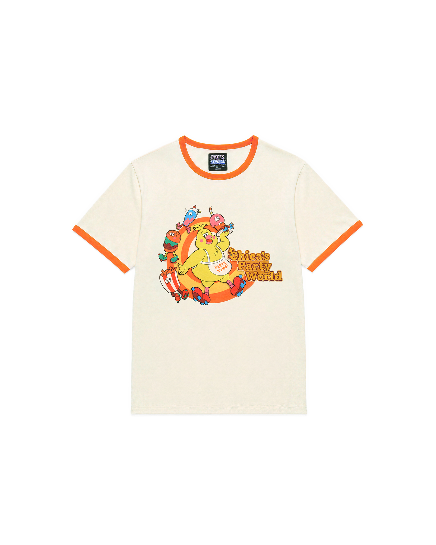 HEX x FNaF Secret of the Mimic 2 Chica's Party World Ringer T-Shirt
