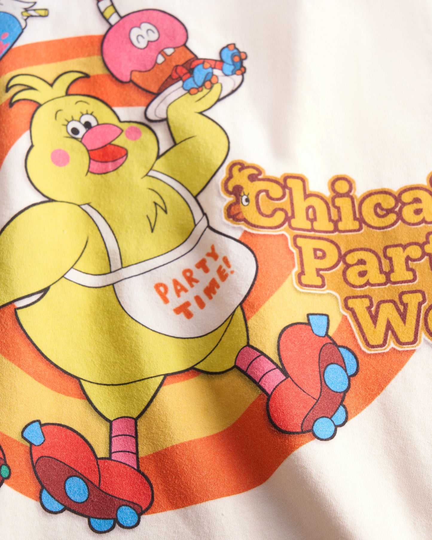 HEX x FNaF Secret of the Mimic 2 Chica's Party World Ringer T-Shirt