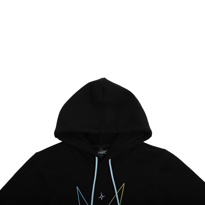 Buttons Rainbow Hoodie
